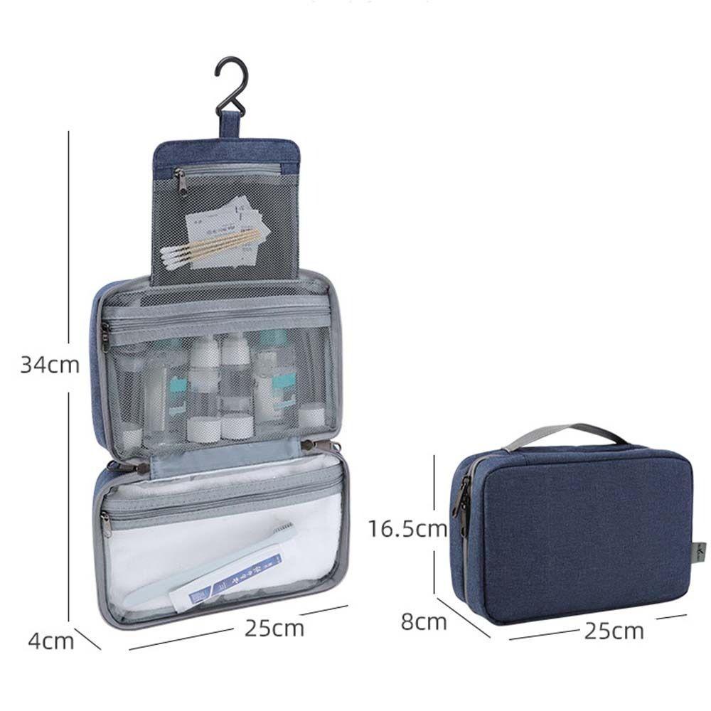 FALLFORBEAUTY Túi Đựng Mỹ Phẩm Có Khóa Kéo Có Thể Gấp Gọn Tiện Dụng