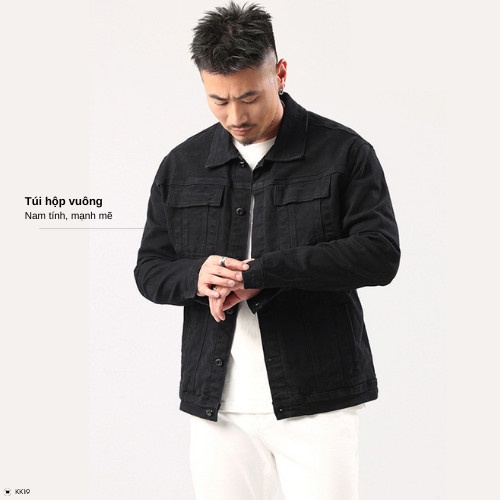 Áo Khoác Kaki Nam Mẫu Hai Túi Hộp BEACON DENIM Form Classic Mã KK019