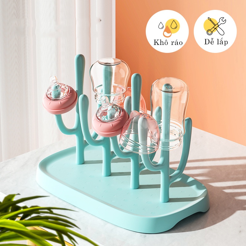 Khay úp bình sữa giá úp ly cốc