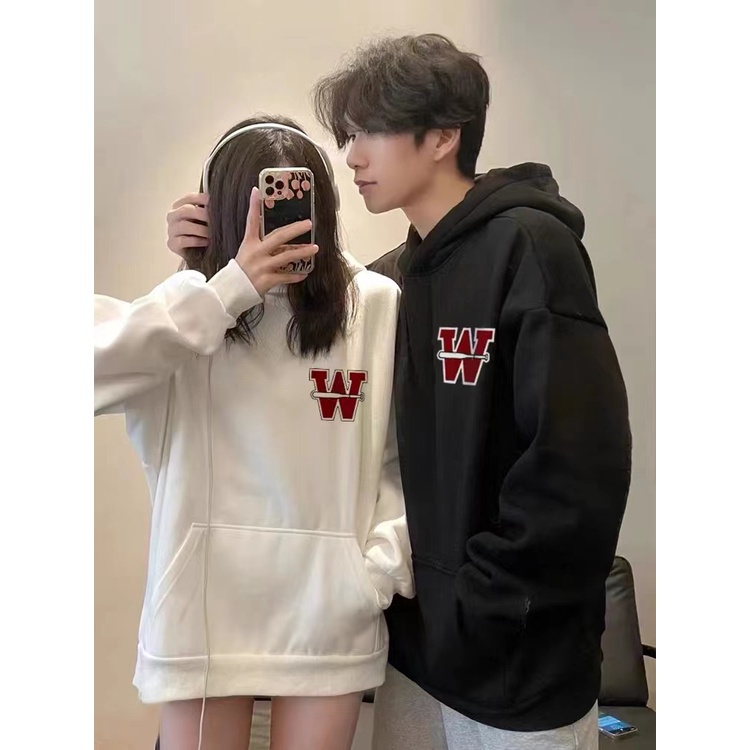 Áo hoodie XIAOZHAINV tay dài dáng rộng in họa tiết kiểu retro mỹ thời trang mùa đông | BigBuy360 - bigbuy360.vn