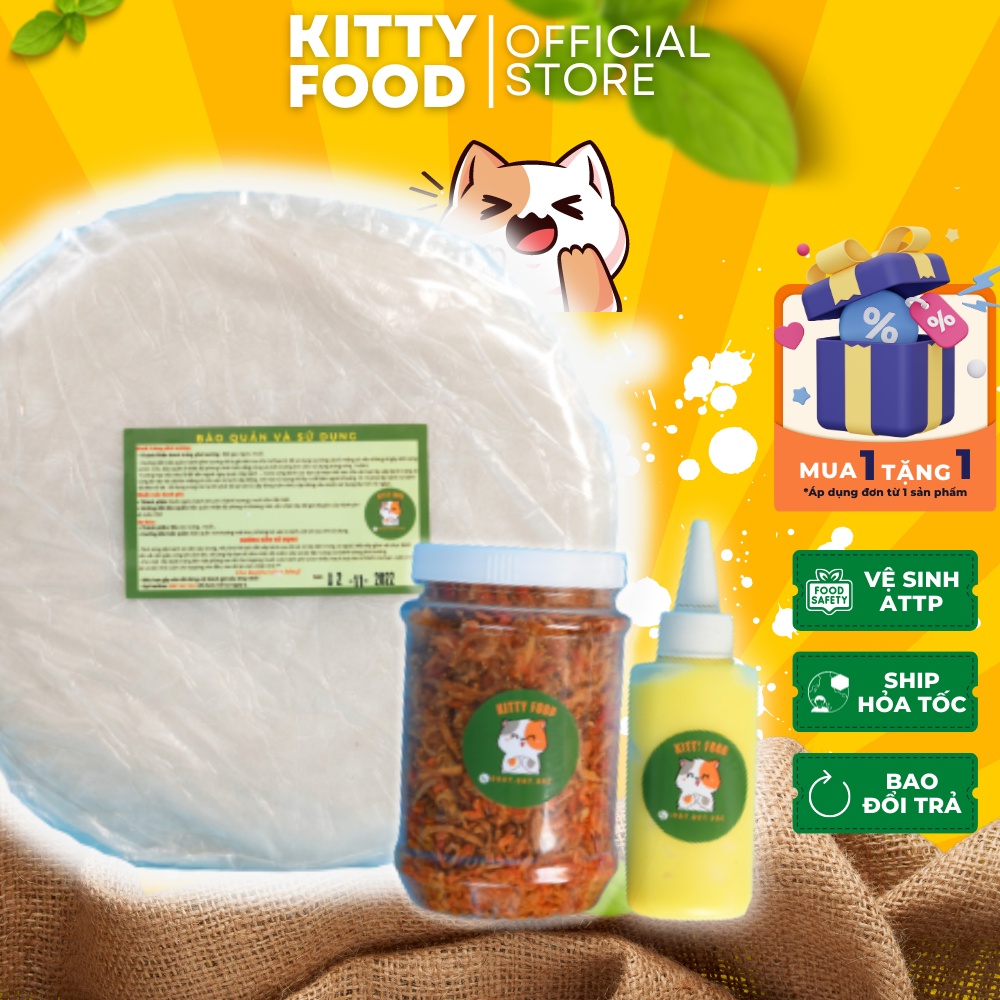 COMBO bánh tráng phơi sương muối tôm hành phi bơ béo 550gr và 1kg ăn vặt Sài Gòn siêu ngon