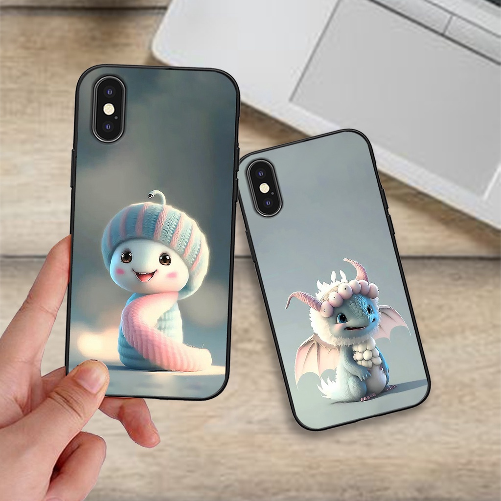 Ốp lưng Iphone X / Xs / Xs max / Xr đủ 12 con giáp mẫu cute siêu đáng yêu
