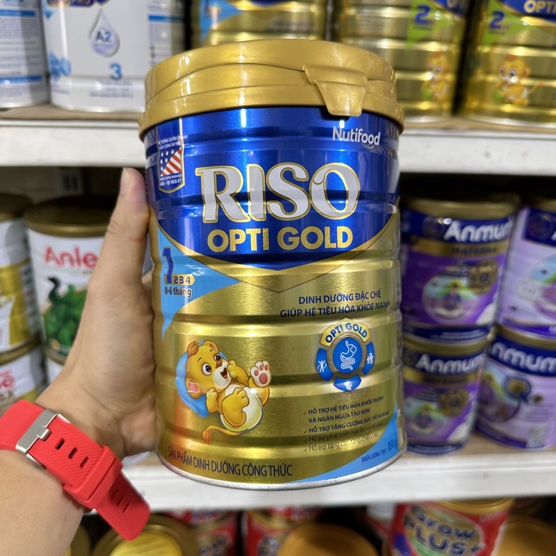 Sữa RISO OPTI GOLD 2 3 4 900G Nutifood