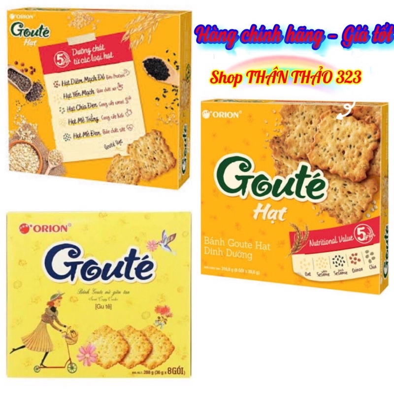 Bánh Quy Mè Goute Giò Tan / Goute Hạt Thơm Béo