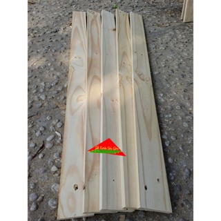 Thanh gỗ thông pallet dài 1m, rộng 7cm, dày 1.4cm được bào láng đẹp thích hợp làm nẹp giường,chậu trồng cây,hàng rào..