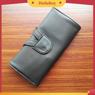 [Huluboy] Túi đựng cọ trang điểm 12/18/24 ngăn bằng da giả