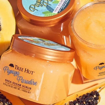 Tẩy tế bào chết cơ thể Tree Hut Papaya Paradise Shea Sugar Exfoliating and Hydrating Body Scrub