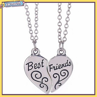 Set 2 Vòng cổ Ghép Hình Trái Tim Cho Cặp Đôi