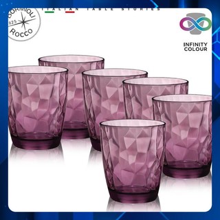 [ITALY] Bộ 6 ly thủy tinh Bormioli Rocco Diamond 300ml