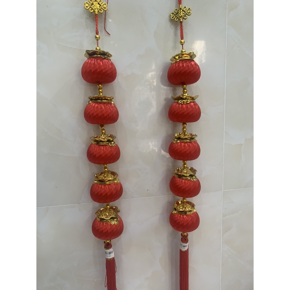 Dây treo hình trái táo trang trí nhà cửa dịp lễ hôi tết cổ truyền- giá 1 dây