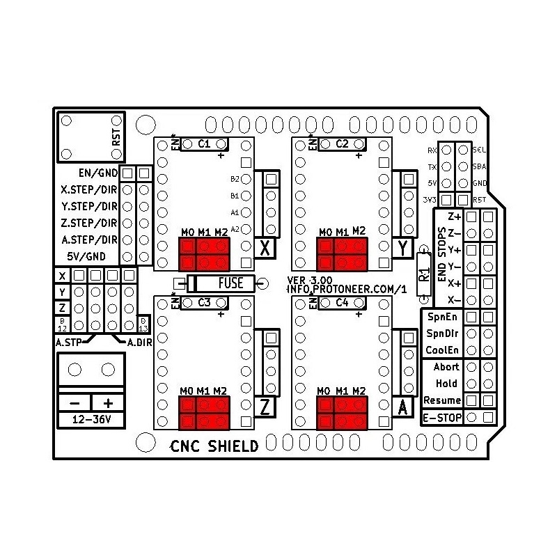 Mạch CNC Shield V3 cho Arduino