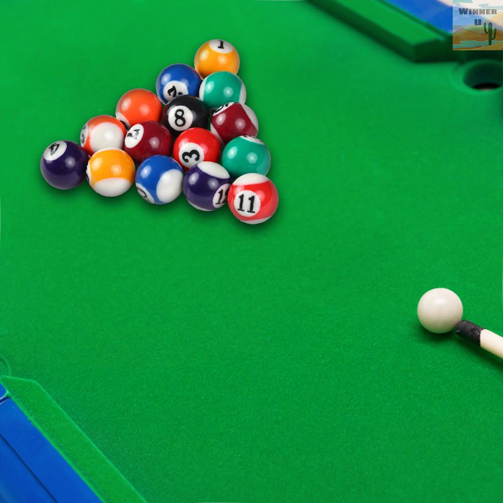 1 Bộ Bóng Bida Nhỏ Bằng Nhựa Resin Kích Thước 25MM / 38MM Cho Bé