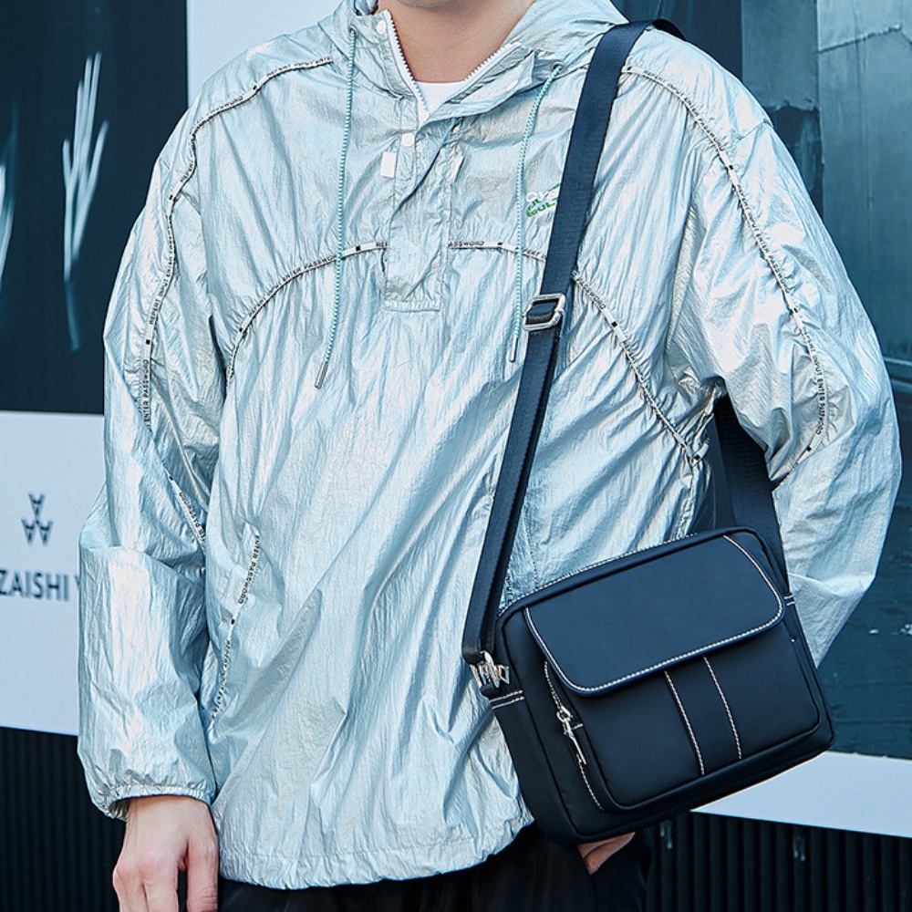 Túi Đeo Chéo Nam Nữ Hộp Kabek Chống Nước Chất Da Cao Cấp Thời Trang ND0094