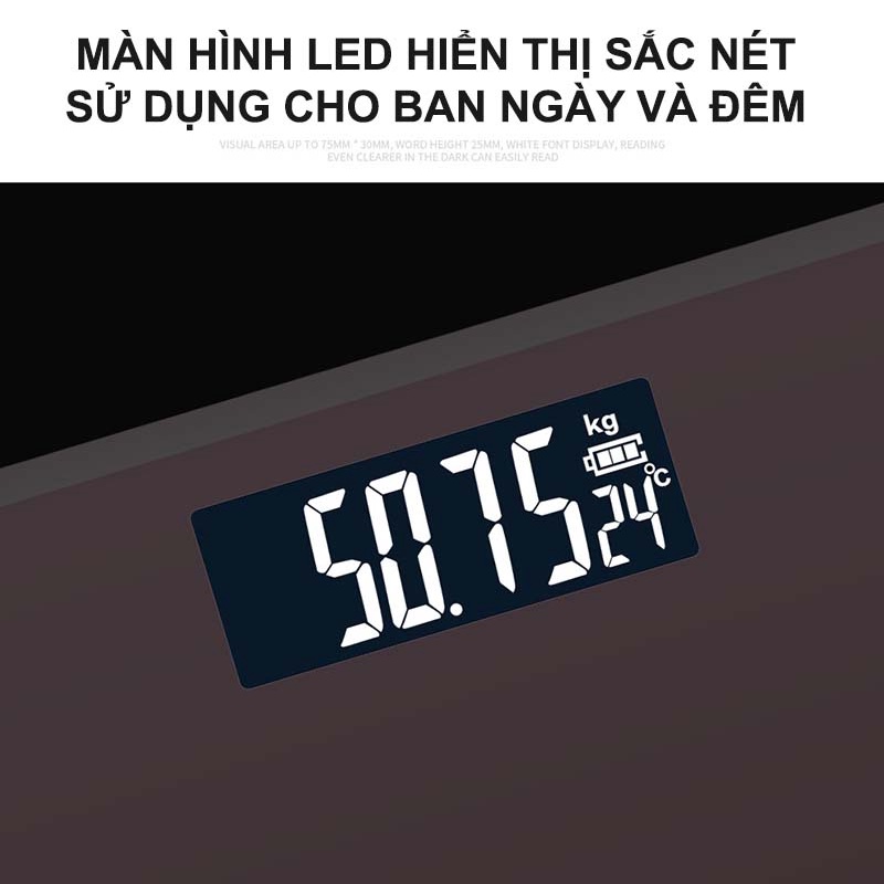 Cân điện tử  sạc pin GULIFE-CDT99 - Màn hình LED thông minh, chắc chắn Trọng Lượng Tối Đa 180kg, Độ Chia Nhỏ Nhất 0.05kg