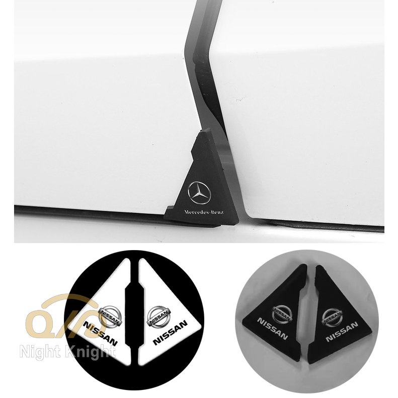 Bộ 2 Miếng Dán Góc Cửa Xe Hơi Chống Va Chạm Chống Trầy Tiện Dụng Cho Nissan Grand Livina Sentra