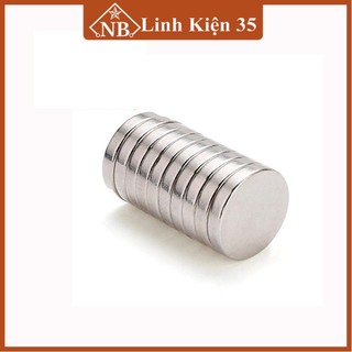 Bộ 10 viên nam châm đất hiếm 8x2mm (từ tính hút cực mạnh)