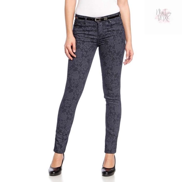 Quần Kaki Skinny EARTH Music&Ecology Hàng Xuất Dư Nhật Xịn Cao Cấp Dáng Ôm Chất Siêu Mịn Hoa
