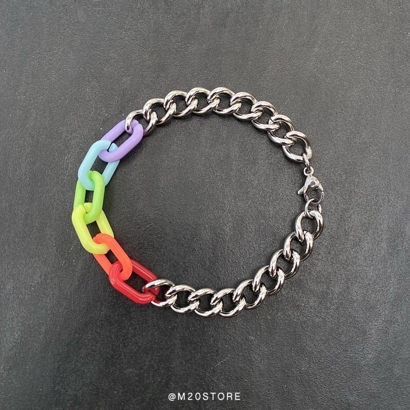 Vòng Tay Nam Nữ Basic Thép Titan Chống Gỉ , Vòng Tay Unisex M20store Phong Cách Đơn Giản Dễ Phối