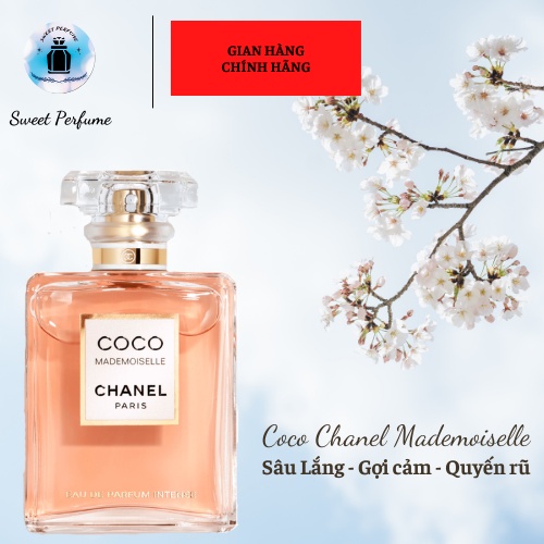 Nước hoa nữ chính hãng Coco Chanel Mademoiselle intense - Sweet Perfume