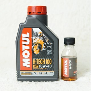 Nhớt Motul H-Tech 100 4T 10W40 1L hoặc 1L1, 1L2, 1L3, 1L4 (910007)