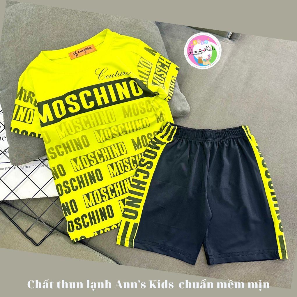 Bộ bé trai thể thao size nhí 12-22kg vải thun lạnh 3D Jennie kids J483