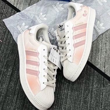 Giày Adidas Superstar Das Sò Màu Kem, giày thể thao sneaker Superstar Das Sò Màu Hồng Kem Màu Trắng Hot Trend 2022