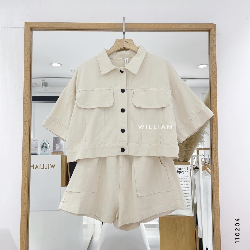 Set bộ kaki ngắn 2108