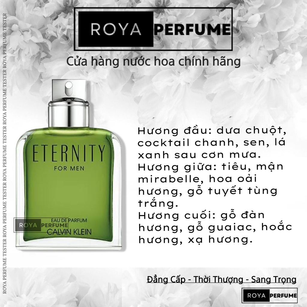 -𝑹𝑶𝑱𝑨- Nước hoa Calvin Klein Eternity For Men -𝑹𝑶𝑱𝑨-