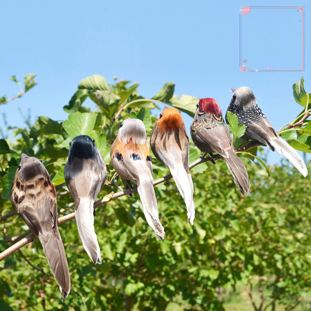 Phụ Kiện Trang Trí Sân Vườn Hình Chim Xốp Có Kẹp Tiện Dụng dv3