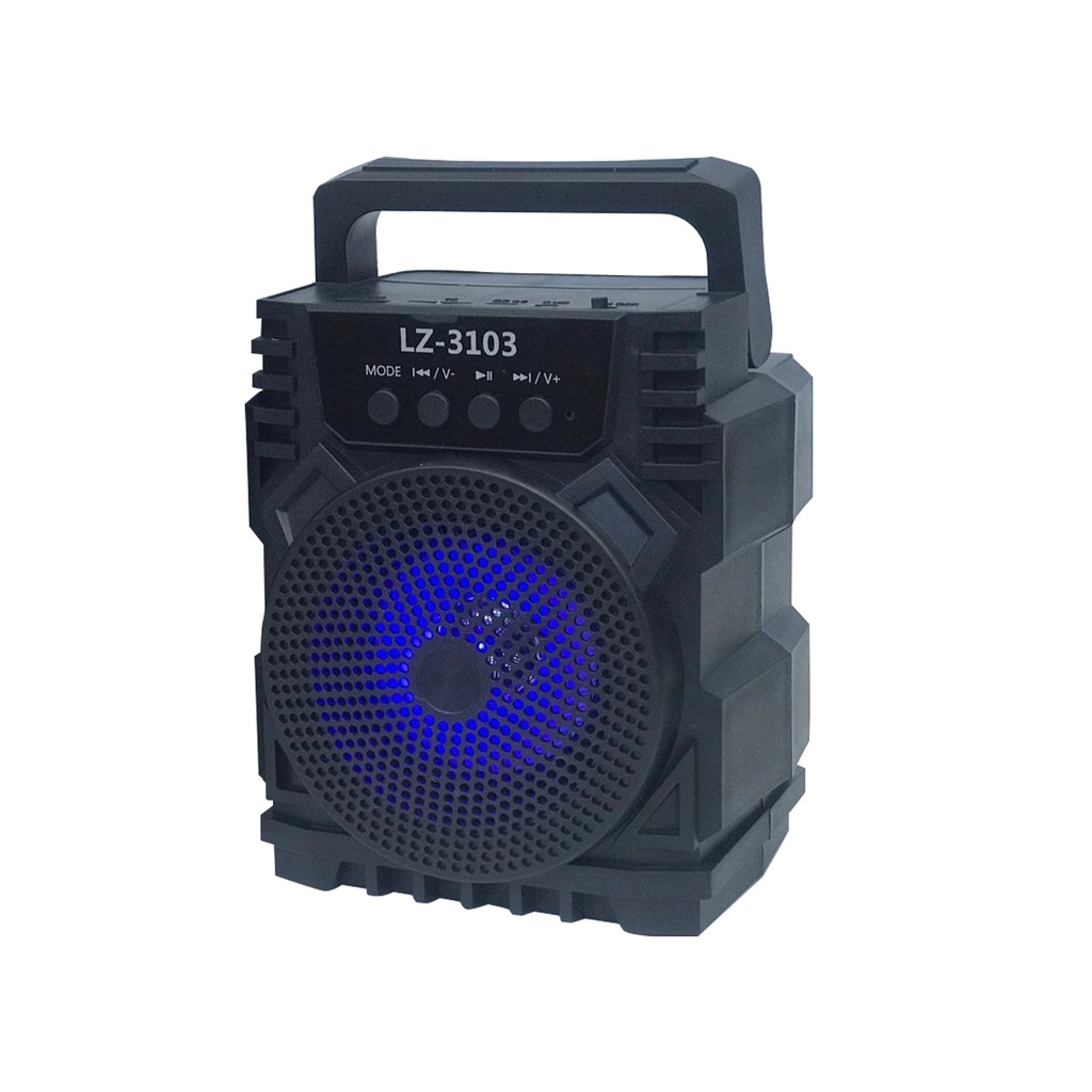 Loa Bluetooth Mini LZ-3103 Công Suất 5W Pin Trâu Hỗ Trợ Đài FM, Thẻ Nhớ, Kích Thước Nhỏ Gọn Có Quai Xách Bảo Hành 12T