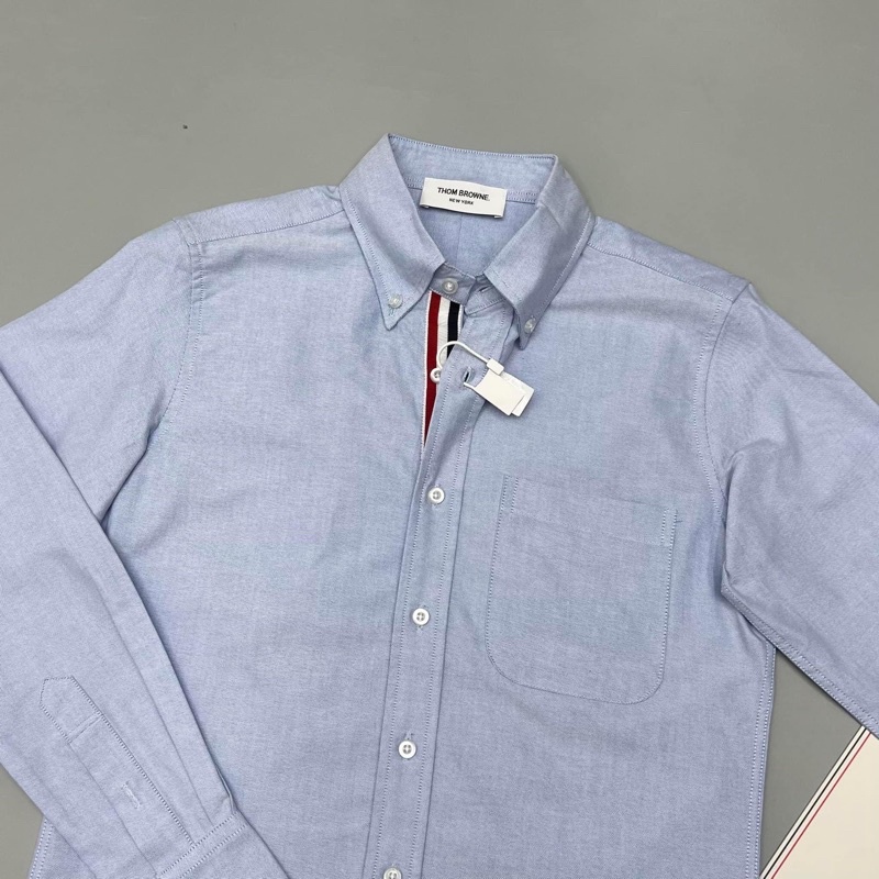 ⚡️[Hight Quality] - Hàng Có Sẵn! Sơ Mi Thom Browne Dài Tay Viền Trong Vải Oxford - Hàng Loại 1 Full Túi Tag