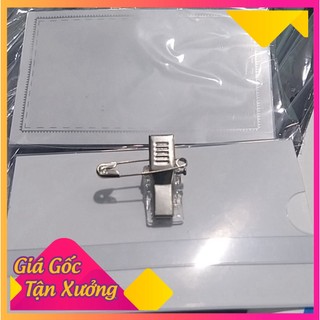 Combo 10 Thẻ Cài Ngực Sakura Nhựa Cao Cấp 9cm x 5,5cm