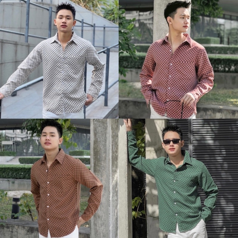 Áo Sơ Mi Caro Chất Kaki Nhung Nam Nữ Unisex Street Style Hot Trend Mr Smile 99 Shop
