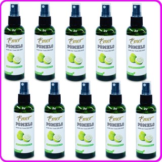 Bộ 10 chai xịt tinh dầu bưởi kích mọc tóc pomelo EMER 100ml x10 hết rụng Mỹ Phẩm Sỉ Emer