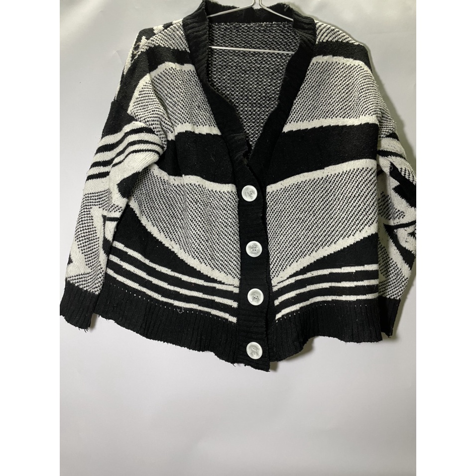 Áo khoác len cardigan dáng ngắn chất liệu siêu dày dặn