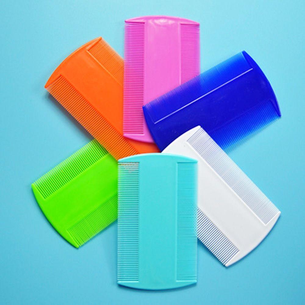 Bộ 5 Lược Chải Tóc Hai Mặt Loại Bỏ Bọ Chét Nhỏ Gọn Tiện Lợi