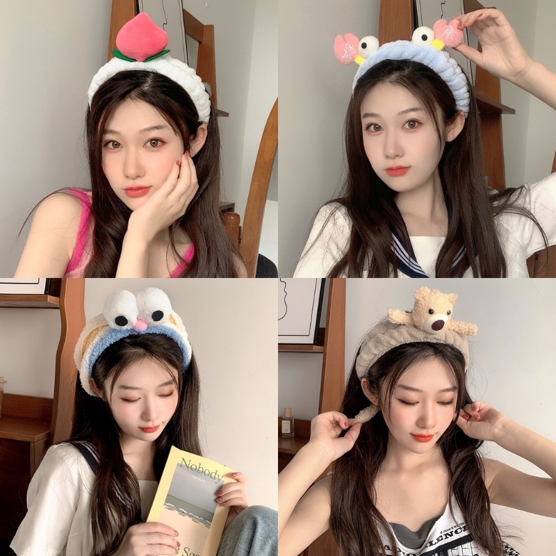 Băng Đô Cài Tóc Rửa Mặt Trang Trí Hình Động Vật Cho Cả Nam Và Nữ Mã 2023 Mới