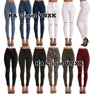 Quần skinny jean rách xuất mỹ