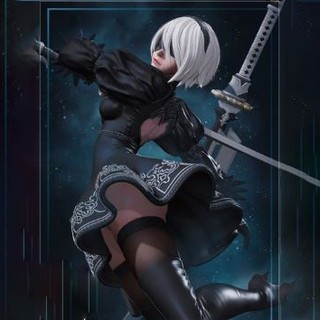 Mô hình 2b nier automata bằng chất liệu nhựa resin - cao 20 cm