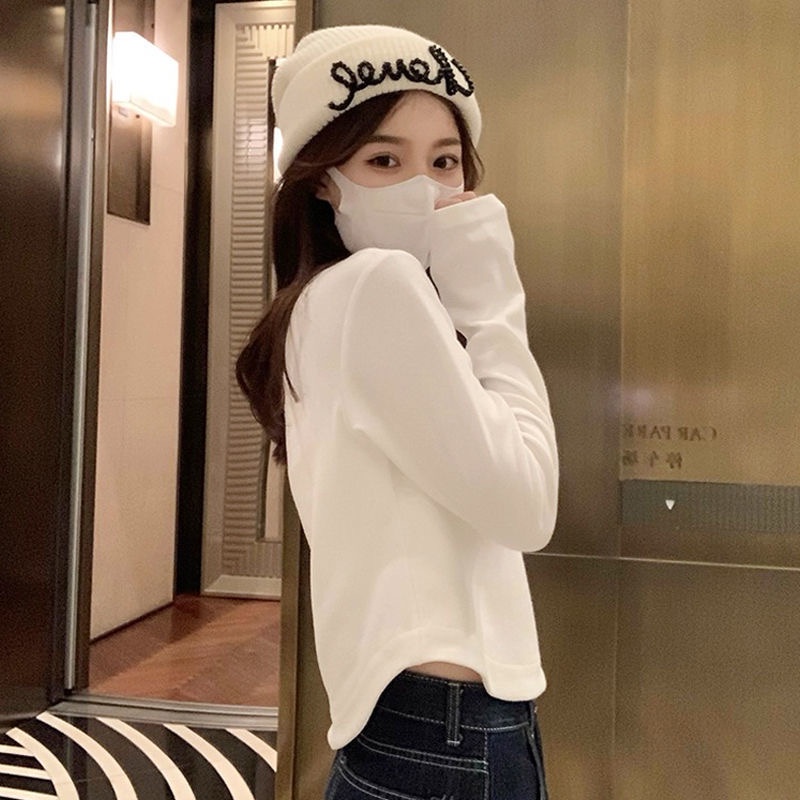 Áo Thun Tay Dài Cỡ Lớn Thời Trang Mùa Thu Mới 2022 Cho Nữ