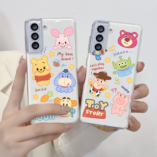 Phim Hoạt Hình Dễ Thương Gấu Winnie Câu Chuyện Đồ Chơi Dành Cho Samsung S21 S20 FE S23 S24 FE A24 A34 A54 S10 S20 S21 Plus S22 Ultra Note 10 Plus 20 Ultra 5G Silicon Mềm Trong Suốt TPU