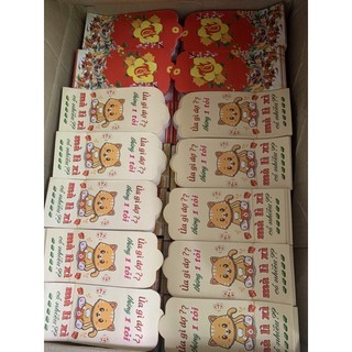 Set 20 bao lì xì (nhiều mẫu trộn lẫn)