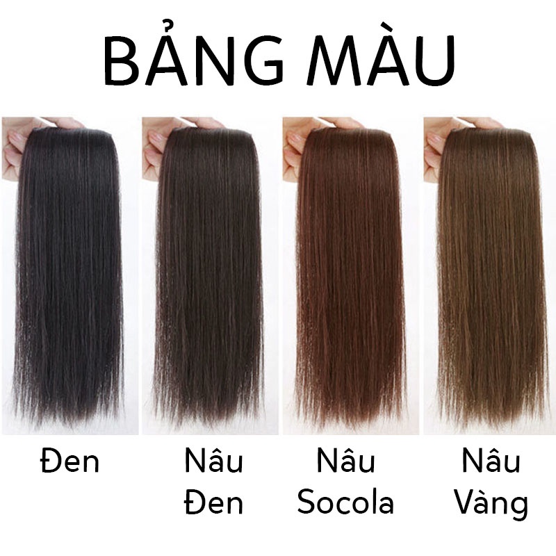 Tóc giả kẹp phồng chân tóc làm dày tóc shop Koty, tóc kẹp phồng tóc dễ sử dụng TG14