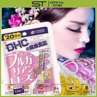 Viên uống thơm cơ thể DHC Bulgarian Rose Capsule nhật bản. cho bạn hương thơm cả ngày