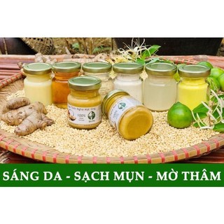 Kem gạo tinh nghệ mật ong Độc Mộc nguyên liệu handmade