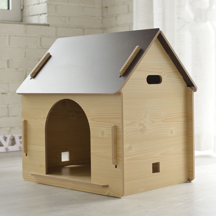 Nhà gỗ cho chó mèo, chuồng cho thú cưng Mitapet PS04