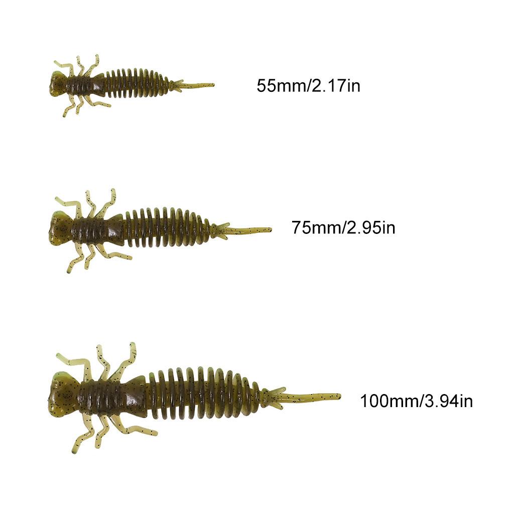 Set 10 Mồi Câu Cá Mềm 55MM Có Thể Tái Sử Dụng