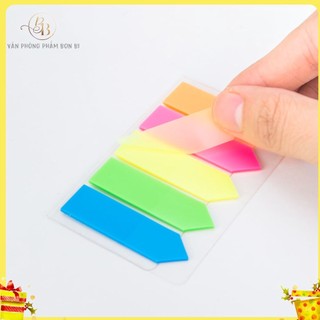 [miễn phí ship] Giấy phân trang nilong DELI, Cam, đỏ, vàng, xanh lá, xanh biển - 100 tờ/tệp - A106