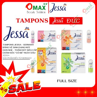 TAMPONS JESSA Đức Dạng Nút - Siêu Thấm Hút - Tiện Lợi - Nhỏ Gọn Dễ Dùng