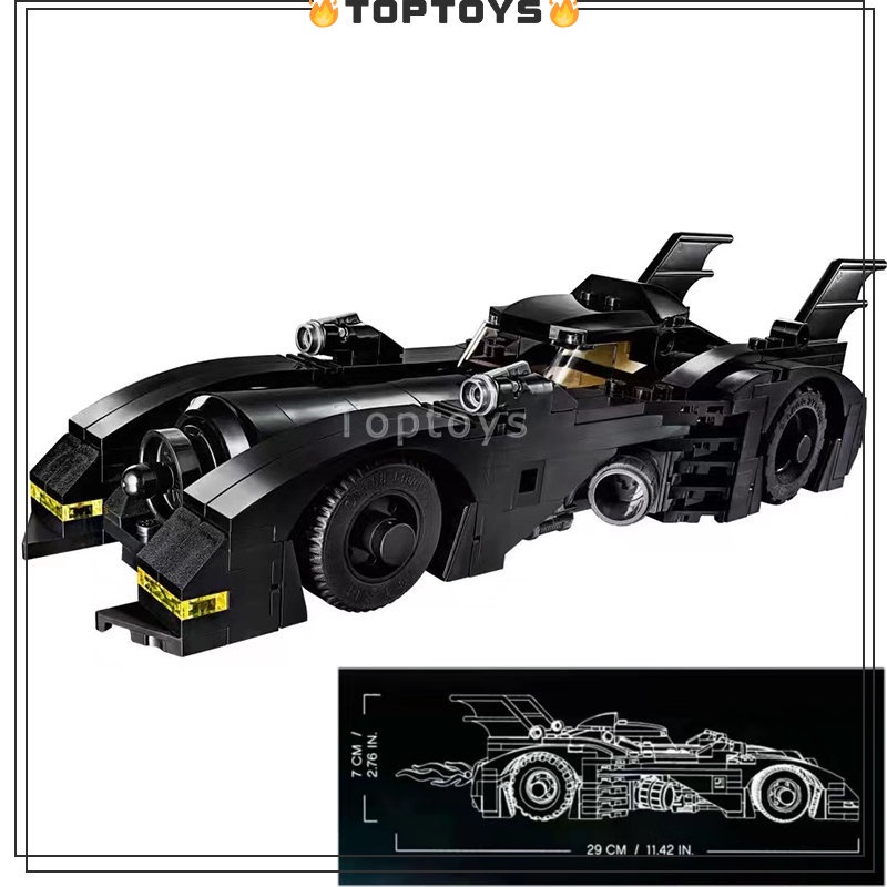 1989 batmobile - Đồ Chơi Trẻ Em Phiên Bản Giới Hạn super heroes dc 40433 (366 Chiếc)